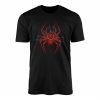 Red Spider Web Creepy Halloween Graphic T Shirt 1 1.jpg