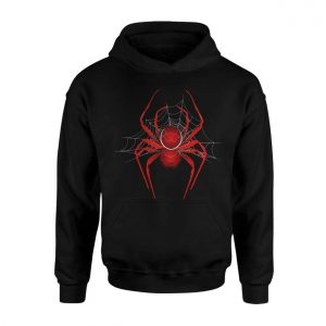 Red Spider Web Creepy Halloween Graphic T Shirt 2 1.jpg