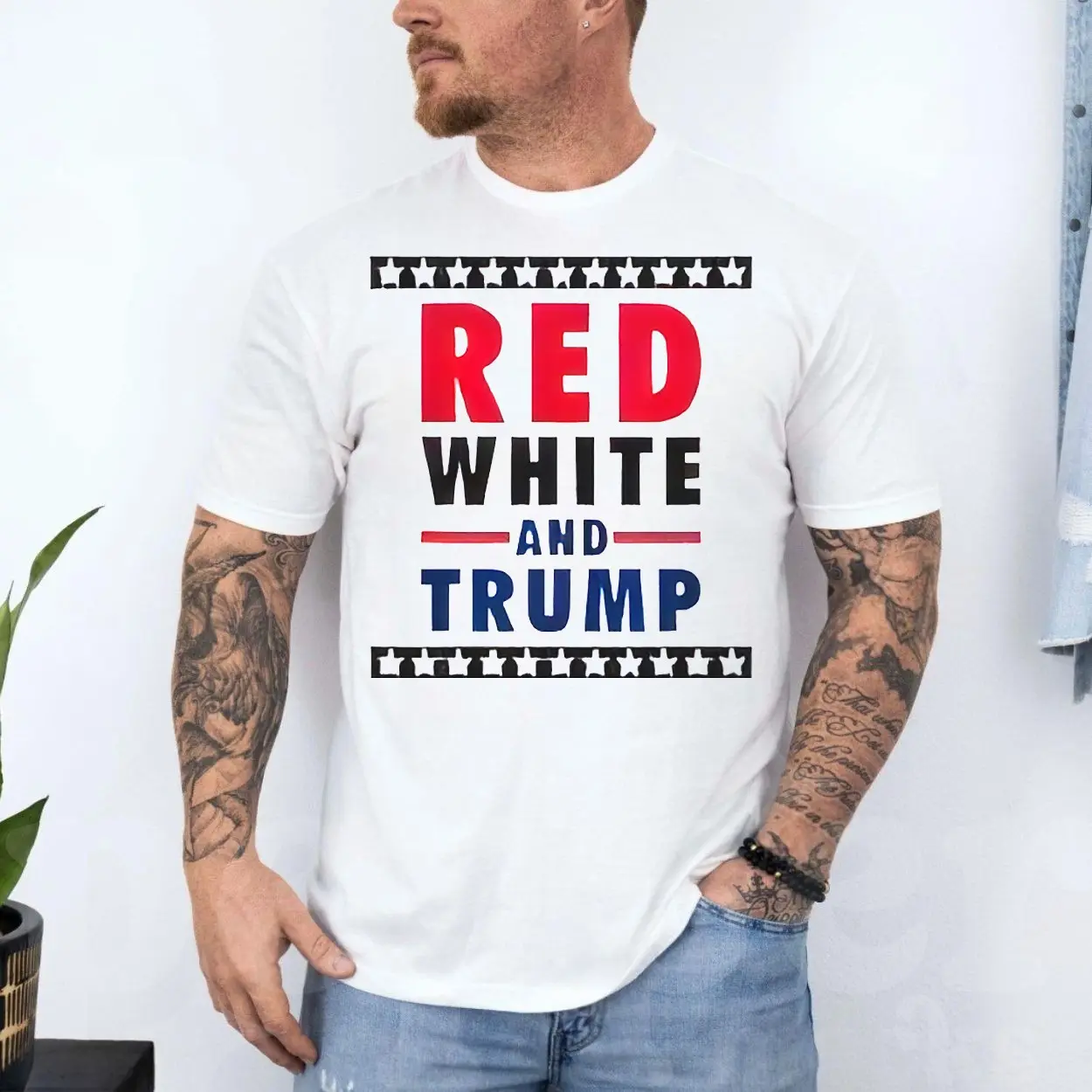 Red White and Trump Patriotic Political T-Shirt 4 Red White and Trump Patriotic Political T Shirt 4 1.jpg