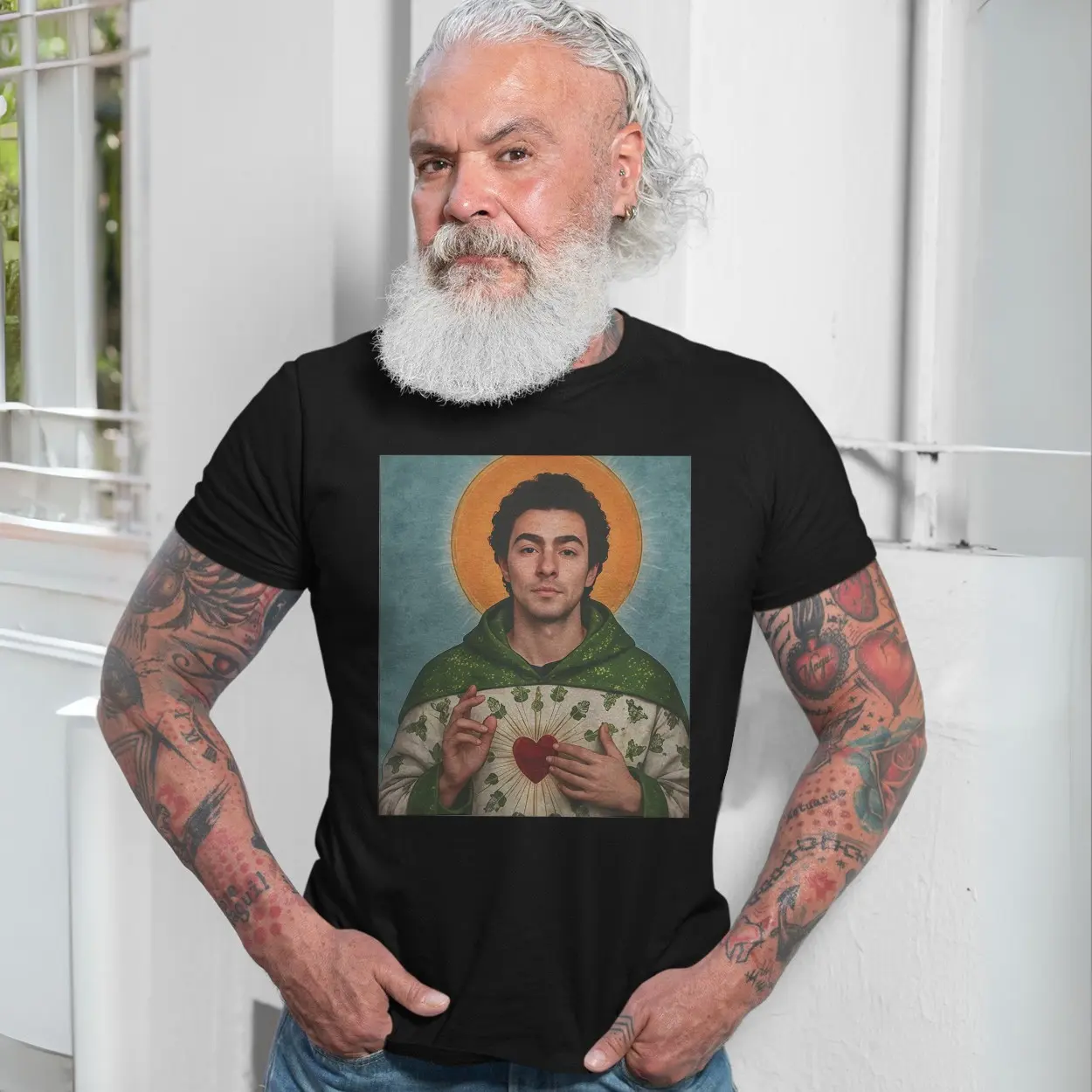 Religious Art T Shirt E28093 Sacred Heart Inspired Saint Hoodie Tee 7 1.jpg