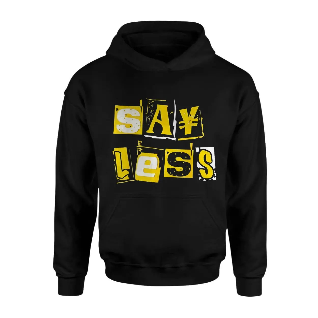 Say Less Bold Yellow Ransom Style Graphic T Shirt 2 1 1.jpg