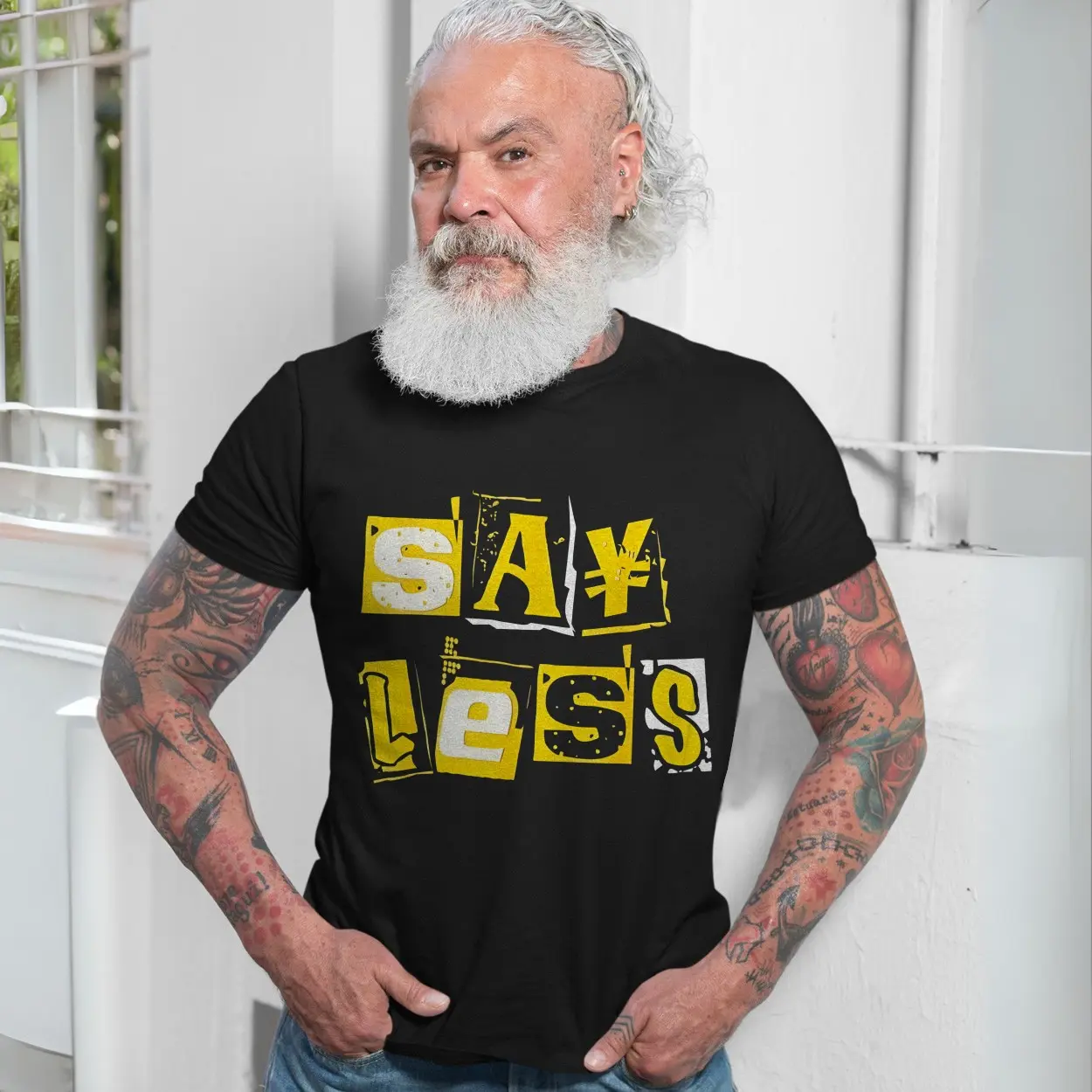 Say Less Bold Yellow Ransom Style Graphic T Shirt 7 1 1.jpg