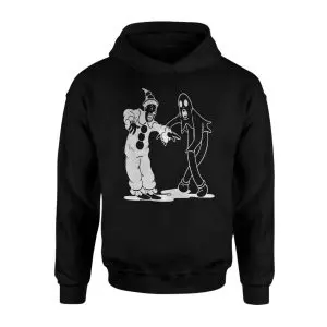 Scary Clown and Ghost Creepy Horror Graphic T-Shirt 8 Scary2BClown2Band2BGhost2BCreepy2BHorror2BGraphic2BT Shirt2B2 Yr8Y1 1.jpg