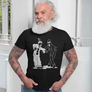Scary Clown and Ghost Creepy Horror Graphic T-Shirt 13 Scary2BClown2Band2BGhost2BCreepy2BHorror2BGraphic2BT Shirt2B7 XzjiU 1.jpg