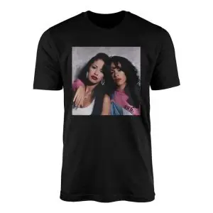 Selena and Aaliyah 90s Music Icons T-Shirt