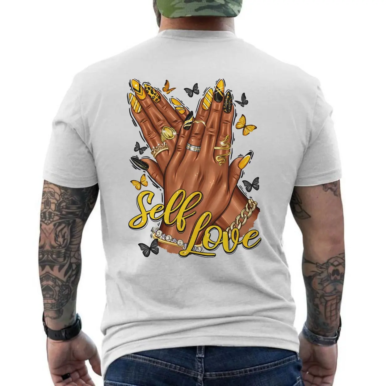 Self Love Nail Art and Jewelry Graphic T Shirt 6 1.jpg