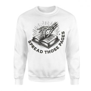 Skeleton Hand Spread Those Pages Funny Book Lover T Shirt 3 1.jpg