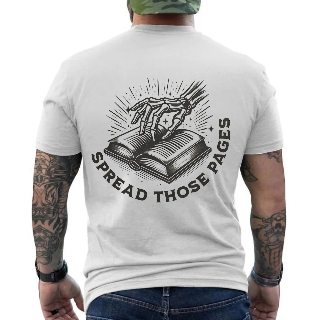 Skeleton Hand Spread Those Pages Funny Book Lover T Shirt 6 1.jpg