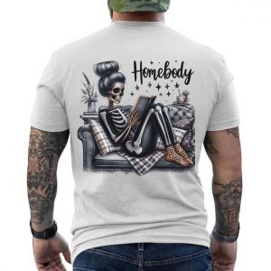 Skeleton Homebody Cozy Reading Graphic T Shirt 6 1.jpg