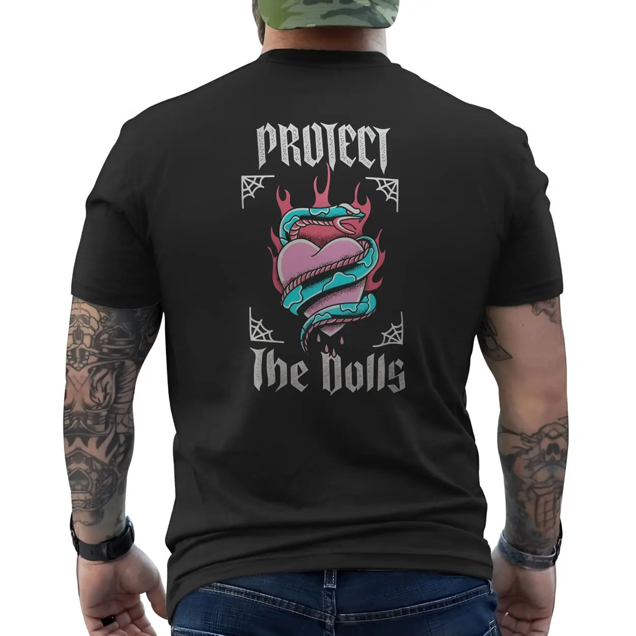 Snake2BWrapped2BFlaming2BHeart2BGothic2BGraphic2BT Shirt2B6 pToEk 1.jpg
