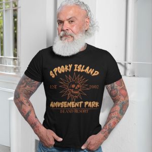 Spooky Island Amusement Park Skull Resort Graphic T Shirt 7 1.jpg