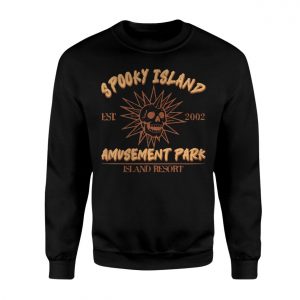 Spooky Island Amusement Park Vintage Skull Halloween T Shirt 3 1.jpg