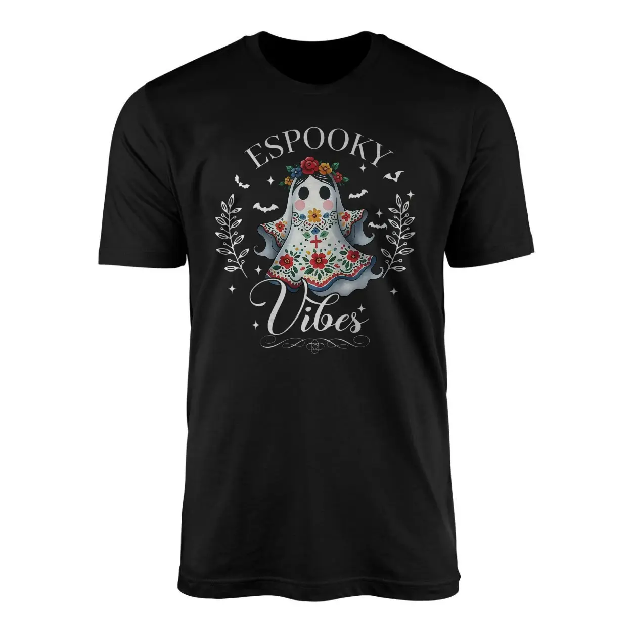 Spooky Ghost Floral Halloween Vibes Graphic T-Shirt 1 Spooky2BGhost2BFloral2BHalloween2BVibes2BGraphic2BT Shirt2B1 S46Ji 1.jpg