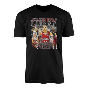 Stephen Curry Davidson Wildcats Vintage Basketball T Shirt 1 1.jpg
