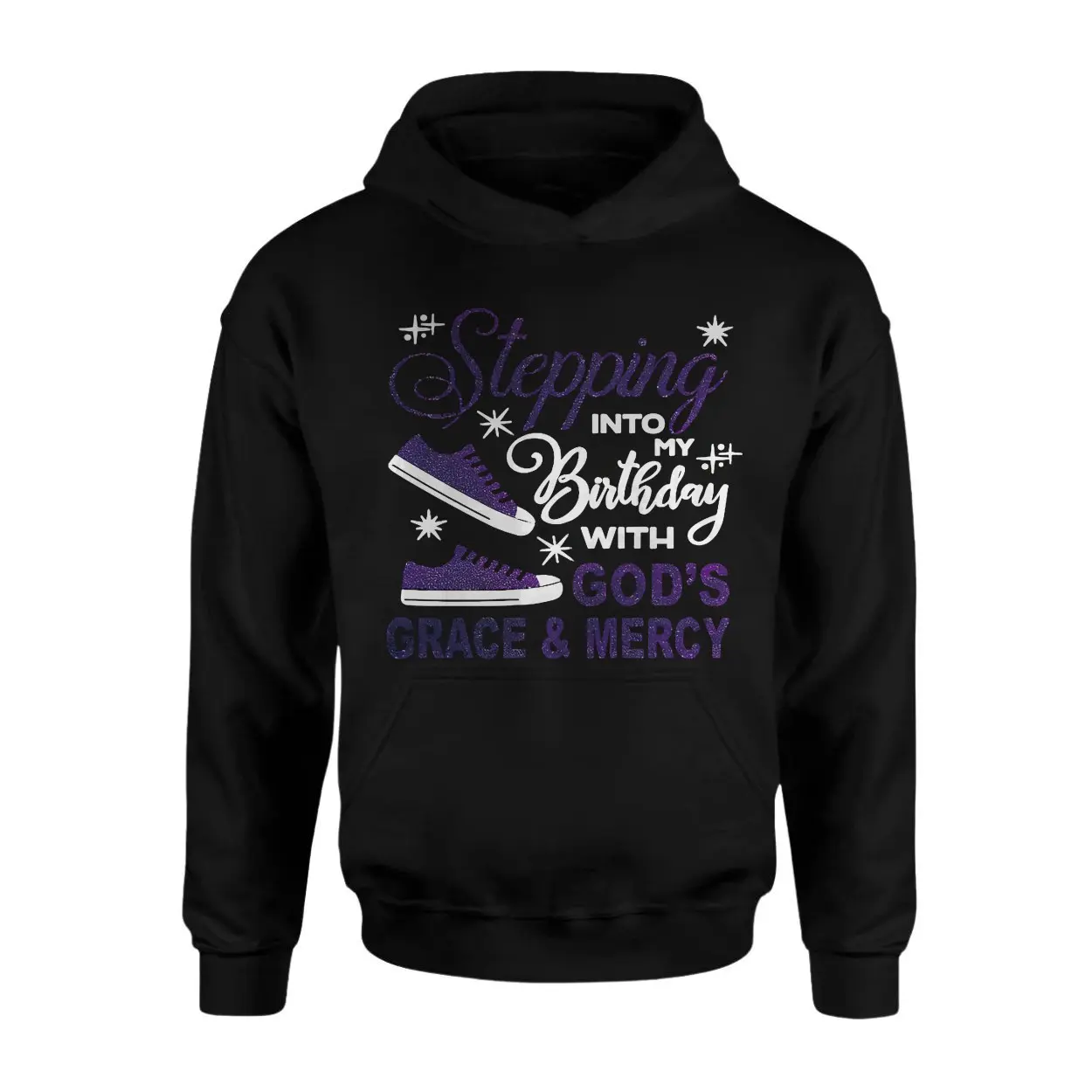 Stepping Into My Birthday With Gods Grace Christian T Shirt 2 1.jpg