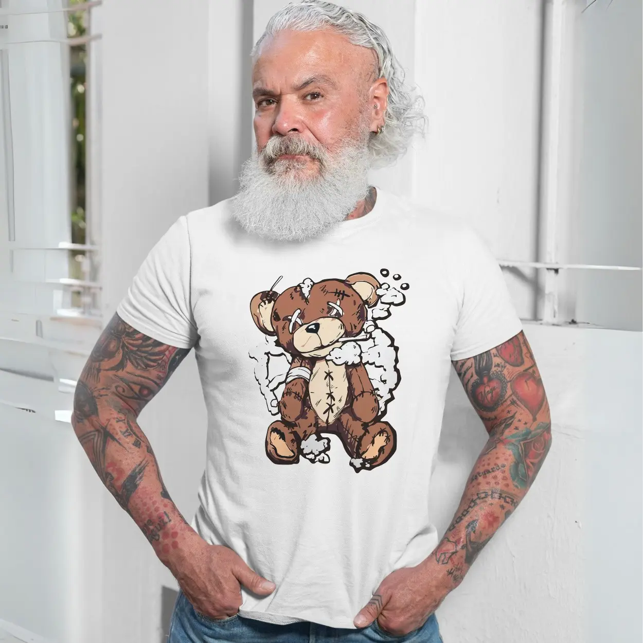 Streetwear Teddy Bear Urban Art Vaping T-Shirt 7 Streetwear Teddy Bear Urban Art Vaping T Shirt 7 1.jpg