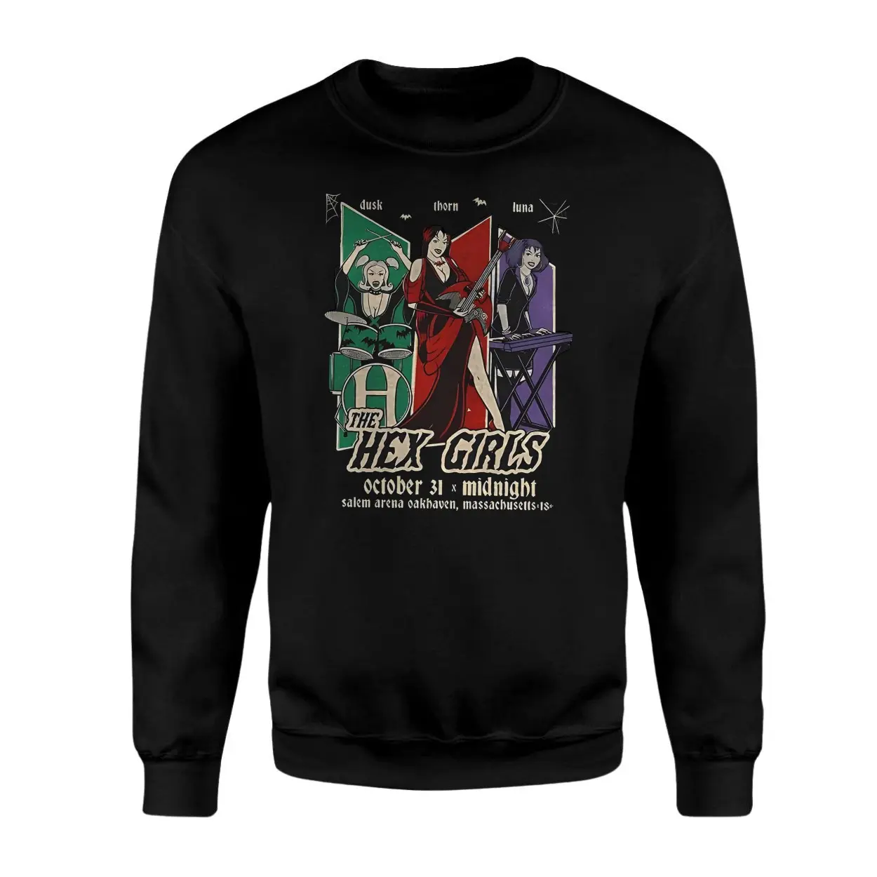 The Hex Girls Cartoon Band Halloween Concert T Shirt 3 1.jpg