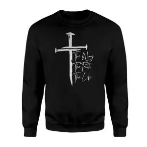 The Way The Truth The Life Cross Christian T-Shirt 9 The Way The Truth The Life Cross Christian T Shirt 3 1 1.jpg