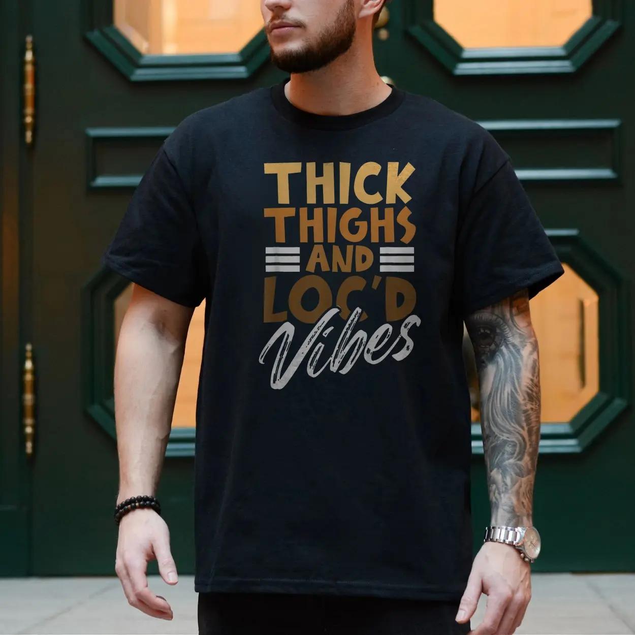 Thick Thighs and Loc'd Vibes Black Hair Pride T-Shirt 4 Thick Thighs and Locd Vibes Black Hair Pride T Shirt 4 1.jpg