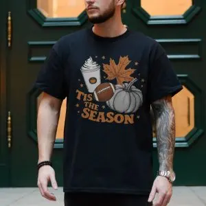 Tis The Season Fall T-Shirt Pumpkin Football Latte Gift 10 Tis The Season Fall T Shirt Pumpkin Football Latte Gift 4 1.jpg