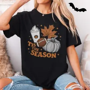 Tis The Season Fall T-Shirt Pumpkin Football Latte Gift 11 Tis The Season Fall T Shirt Pumpkin Football Latte Gift 5 1.jpg