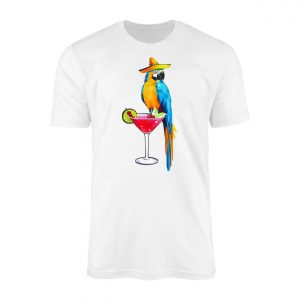 Tropical Parrot Margarita Funny Quote Graphic T Shirt 1 1.jpg