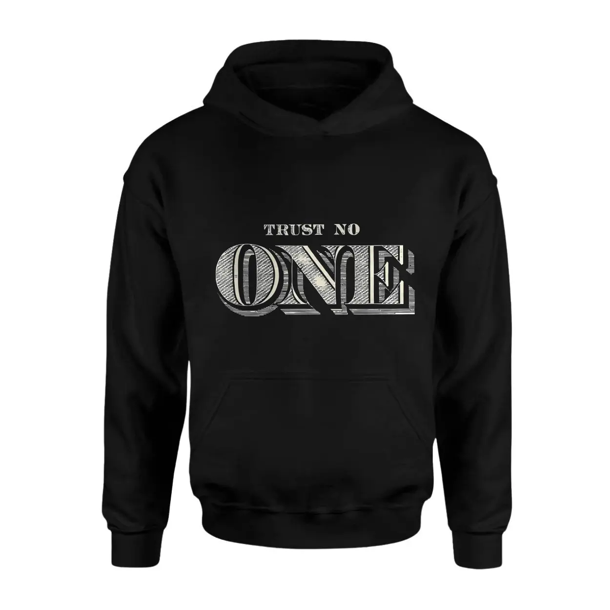 Trust No One T Shirt E28093 Vintage Bold Distressed Typography Tee 2 1.jpg