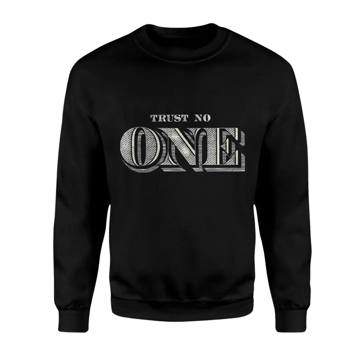 Trust No One T Shirt E28093 Vintage Bold Distressed Typography Tee 3 1.jpg