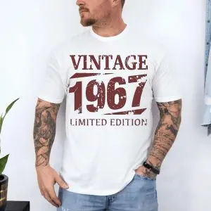Vintage 1967 Limited Edition Birthday T-Shirt 10 Vintage 1967 Limited Edition Birthday T Shirt 4 1.jpg
