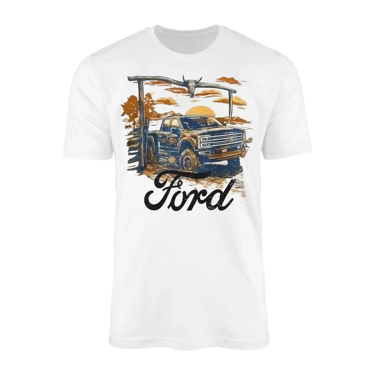 Vintage Ford Truck Cowboy Skull T-Shirt 1 Vintage Ford Truck Cowboy Skull T Shirt 1 1.jpg