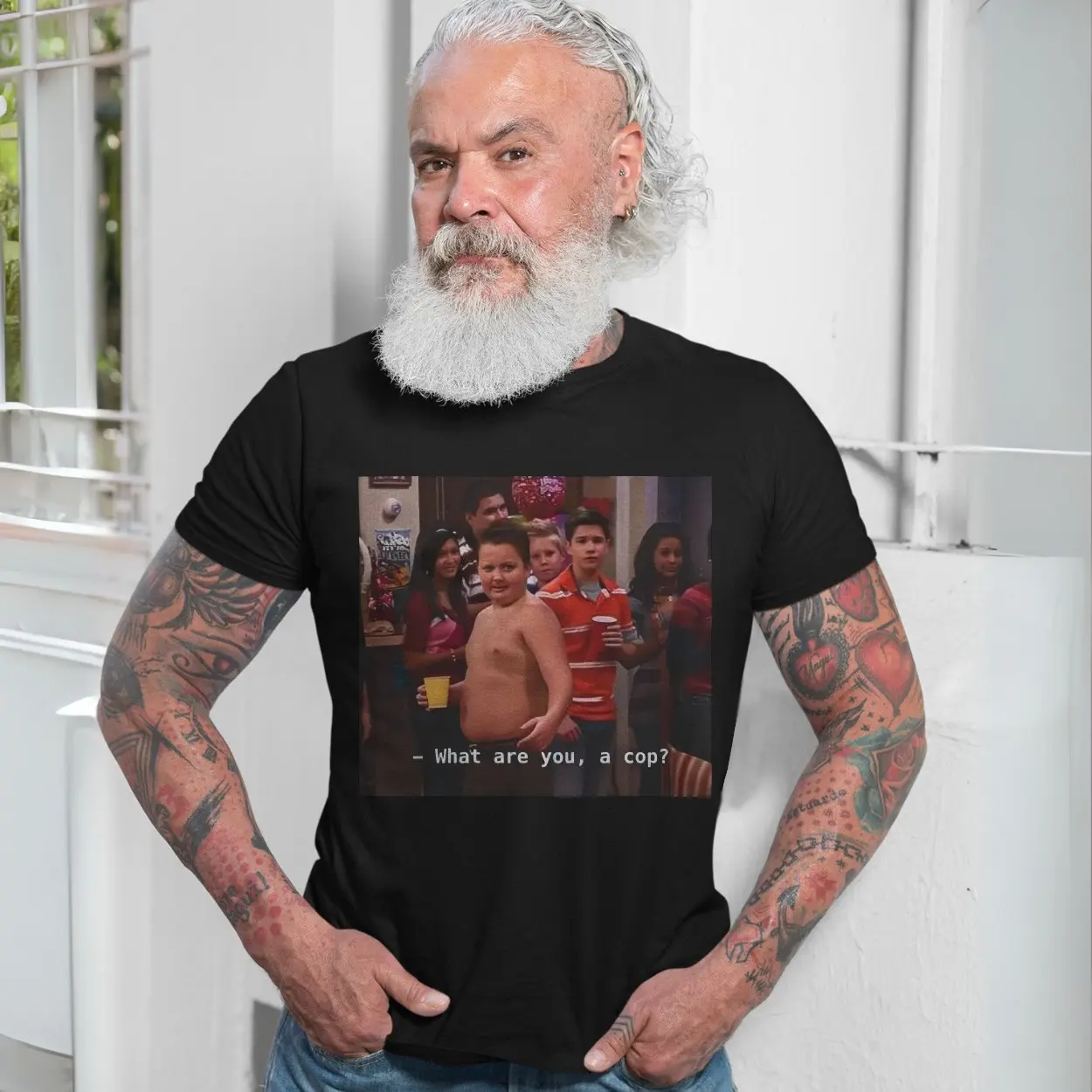 What Are You A Cop Gibby iCarly Meme T Shirt 7 1.jpg