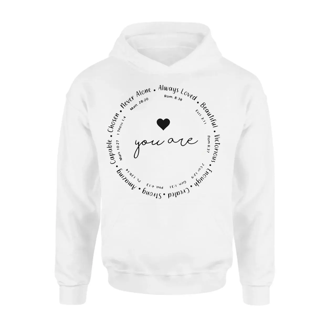 You Are Bible Verse Christian Inspirational Graphic T Shirt 2 1 1.jpg