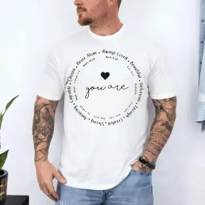 You Are Bible Verse Christian Inspirational Graphic T-Shirt 10 You Are Bible Verse Christian Inspirational Graphic T Shirt 4 1 1.jpg