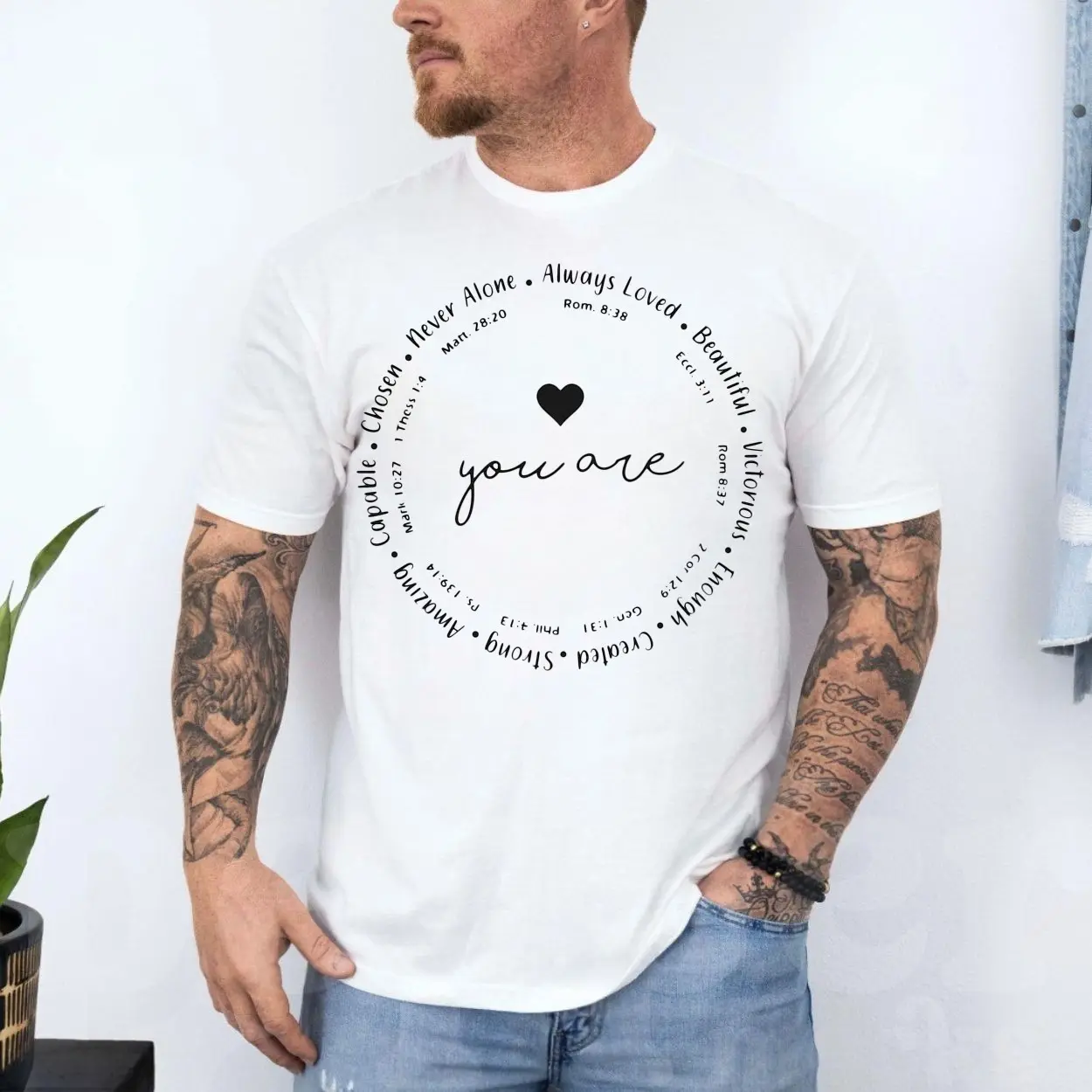 You Are Bible Verse Christian Inspirational Graphic T Shirt 4 1 1.jpg