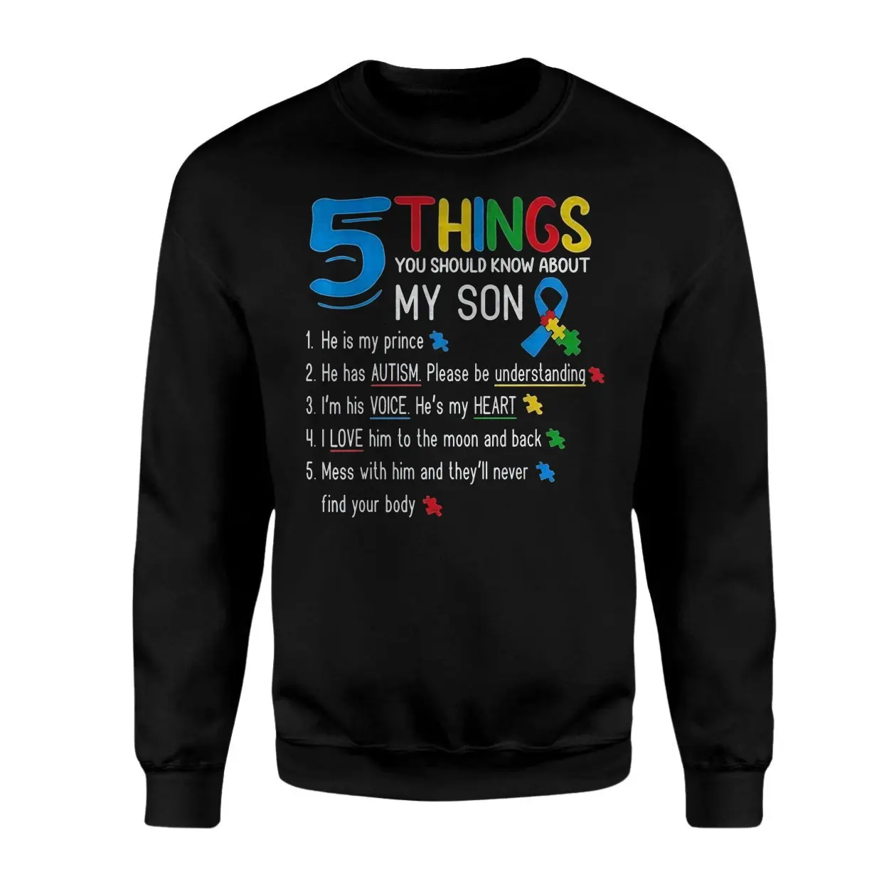 5 Things You Should Know About My Son Autism Awareness T Shirt 3 1.jpg