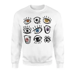 Abstract Colorful Cartoon Eyes Pattern Graphic T-Shirt 9 Abstract2BColorful2BCartoon2BEyes2BPattern2BGraphic2BT Shirt2B3 4xj5f 1.jpg