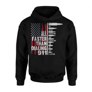 All Faster Than Dialing 911 American Flag Gun Rights T Shirt 2 1.jpg