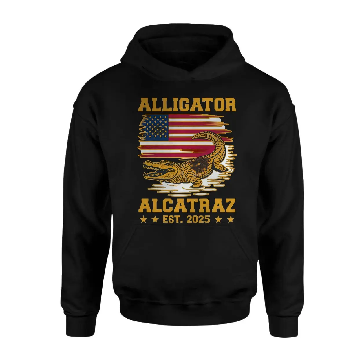 Alligator Alcatraz American Flag Graphic T Shirt 2 1.jpg