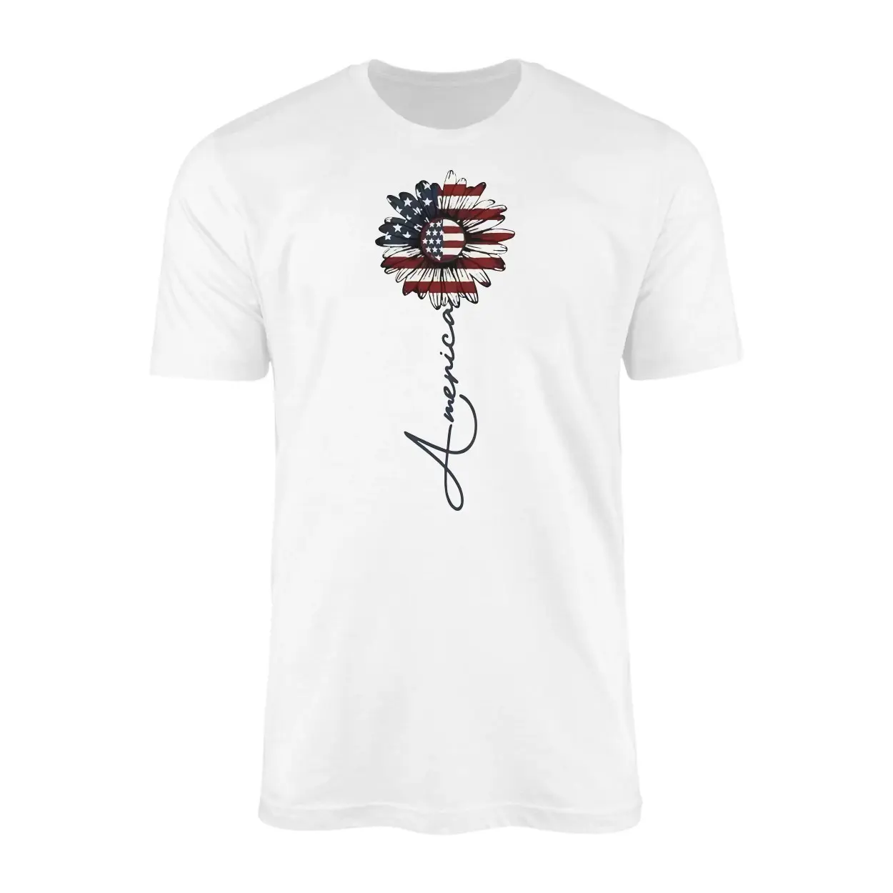 American Flag Sunflower Patriotic Graphic T Shirt 1 1.jpg