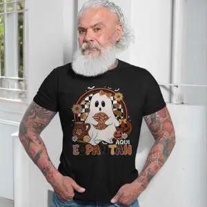 Aqui Espantan Cute Ghost Pan Dulce Halloween T-Shirt 13 Aqui Espantan Cute Ghost Pan Dulce Halloween T Shirt 7 1.jpg
