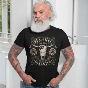 Beautiful Disaster Skull Rose Western T-Shirt 13 Beautiful Disaster Skull Rose Western T Shirt 7 1.jpg