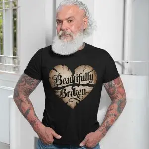 Beautifully Broken Heart Graphic T-Shirt – Inspirational Script Design 13 Beautifully Broken Heart Graphic T Shirt E28093 Inspirational Script Design 7.jpg