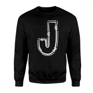 Bold Graffiti Style Letter J Initial T Shirt 3 1.jpg