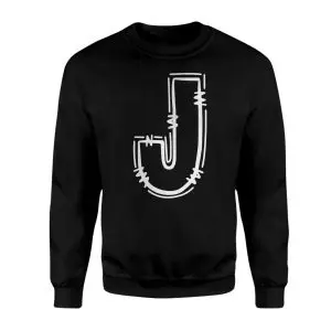 Bold Graffiti Style Letter J Initial T-Shirt 9 Bold Graffiti Style Letter J Initial T Shirt 3 1.jpg