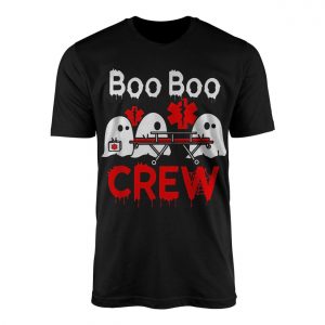 Boo Boo Crew Funny Ghost EMT Nurse Halloween T Shirt 1 1.jpg