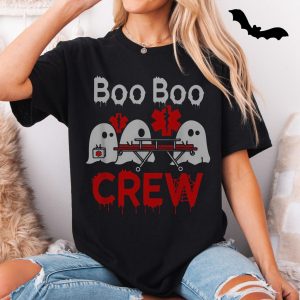 Boo Boo Crew Funny Ghost EMT Nurse Halloween T Shirt 5 1.jpg