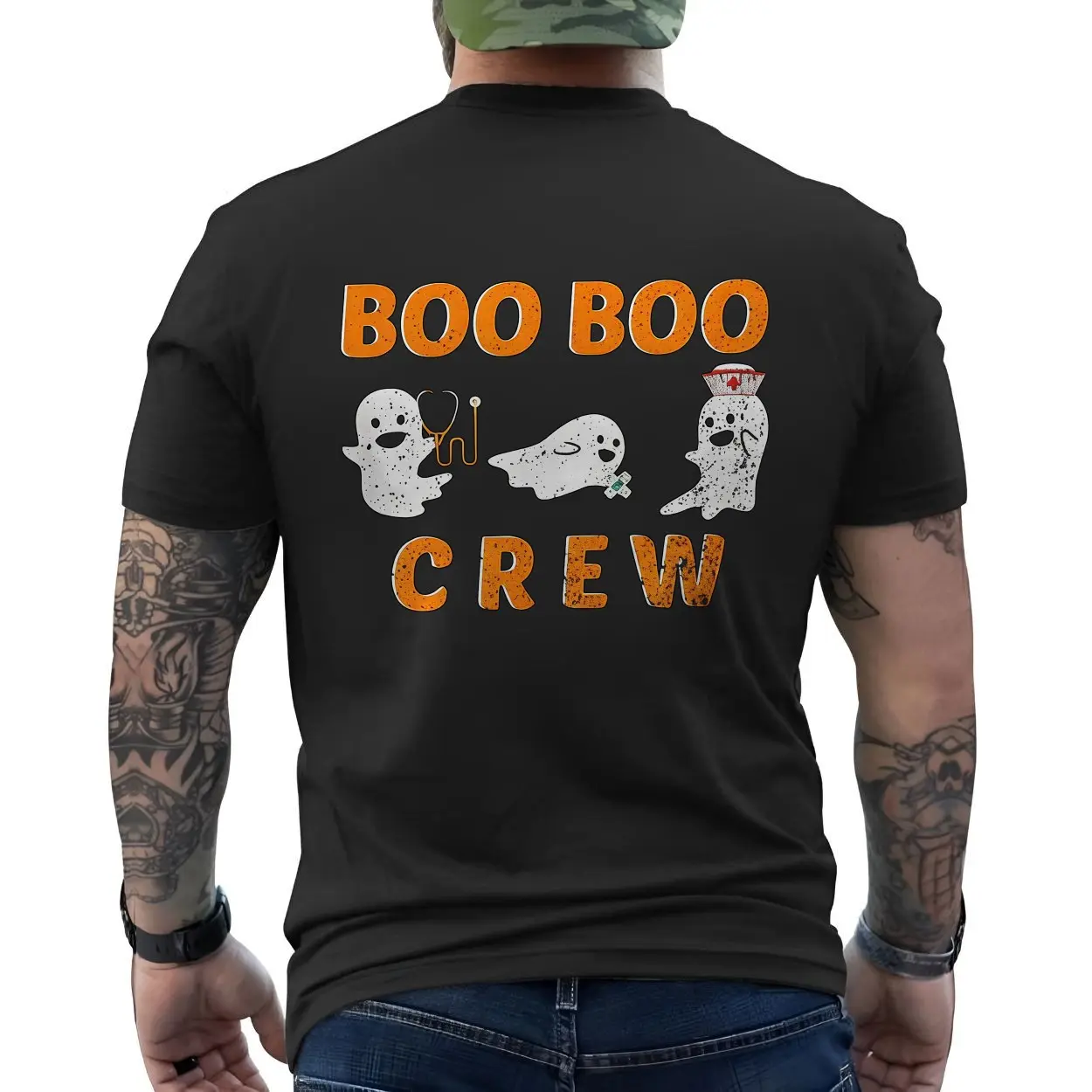 Boo Boo Crew Ghost Nurse Halloween T Shirt 6 1.jpg