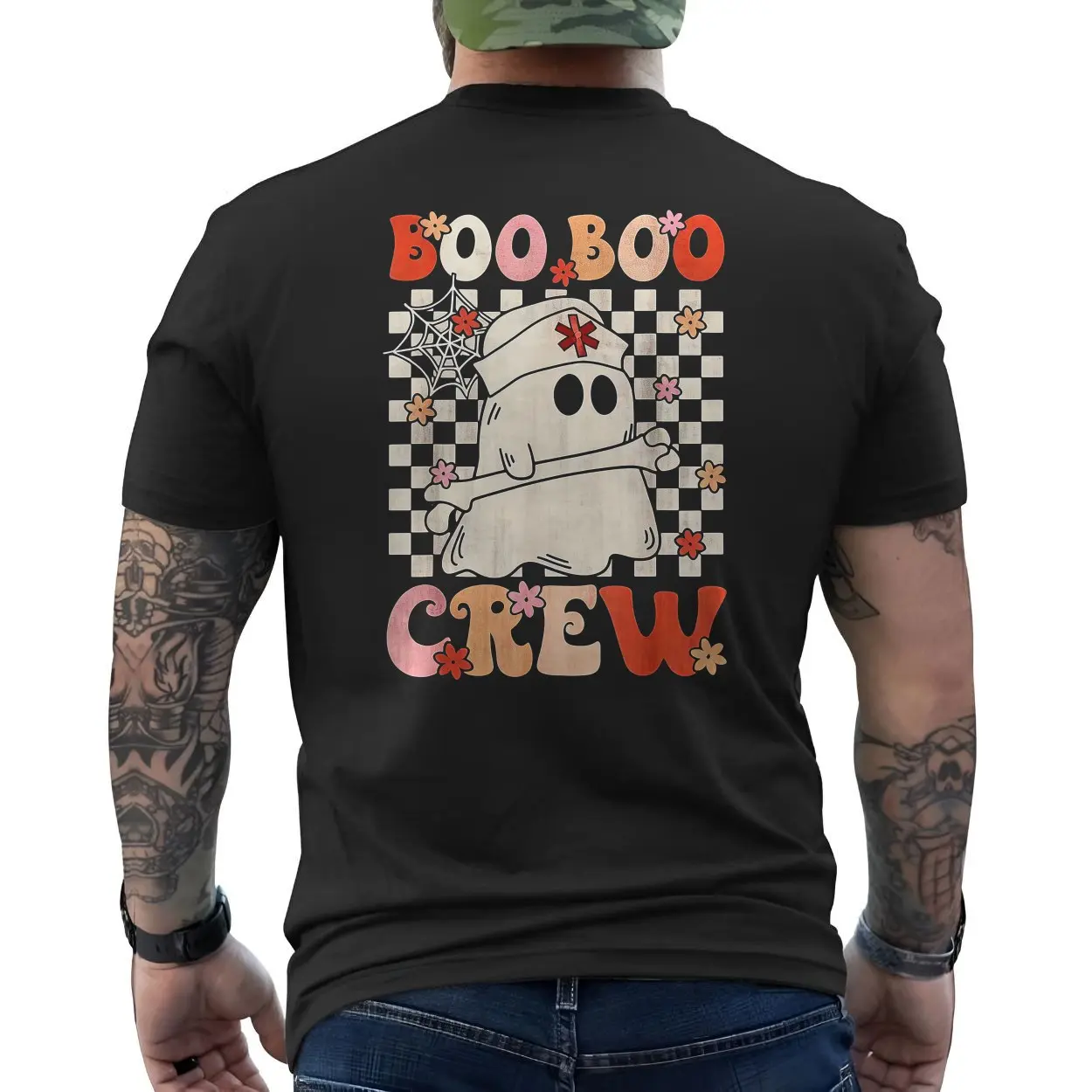 Boo Boo Crew Retro Nurse Ghost Halloween T-Shirt 6 Boo Boo Crew Retro Nurse Ghost Halloween T Shirt 6 1.jpg