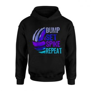 Bump Set Spike Repeat Volleyball T Shirt 2 1.jpg