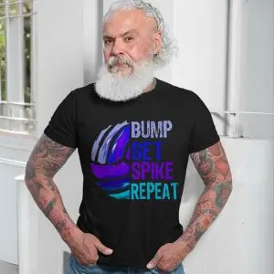 Bump Set Spike Repeat Volleyball T-Shirt 13 Bump Set Spike Repeat Volleyball T Shirt 7 1.jpg